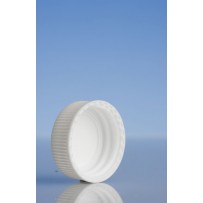 18mm Polyring Cap, White - Click Image to Close